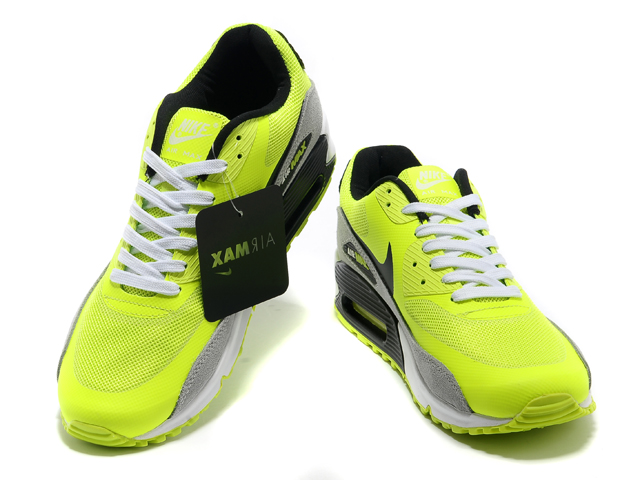 New Men'S Nike Air Max Black/Greenyellow/Gray